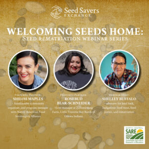 Welcoming Seeds Home: Seed Rematriation webinar series.